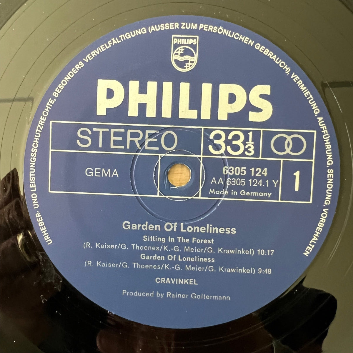 Cravinkel - Garden Of Loneliness / 1. D-Press.1971 - (M-/M-)