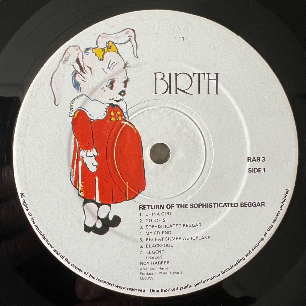 Roy Harper - Return Of The Sophisticated Beggar / UK-Press. 1973 - (M-/VG++)
