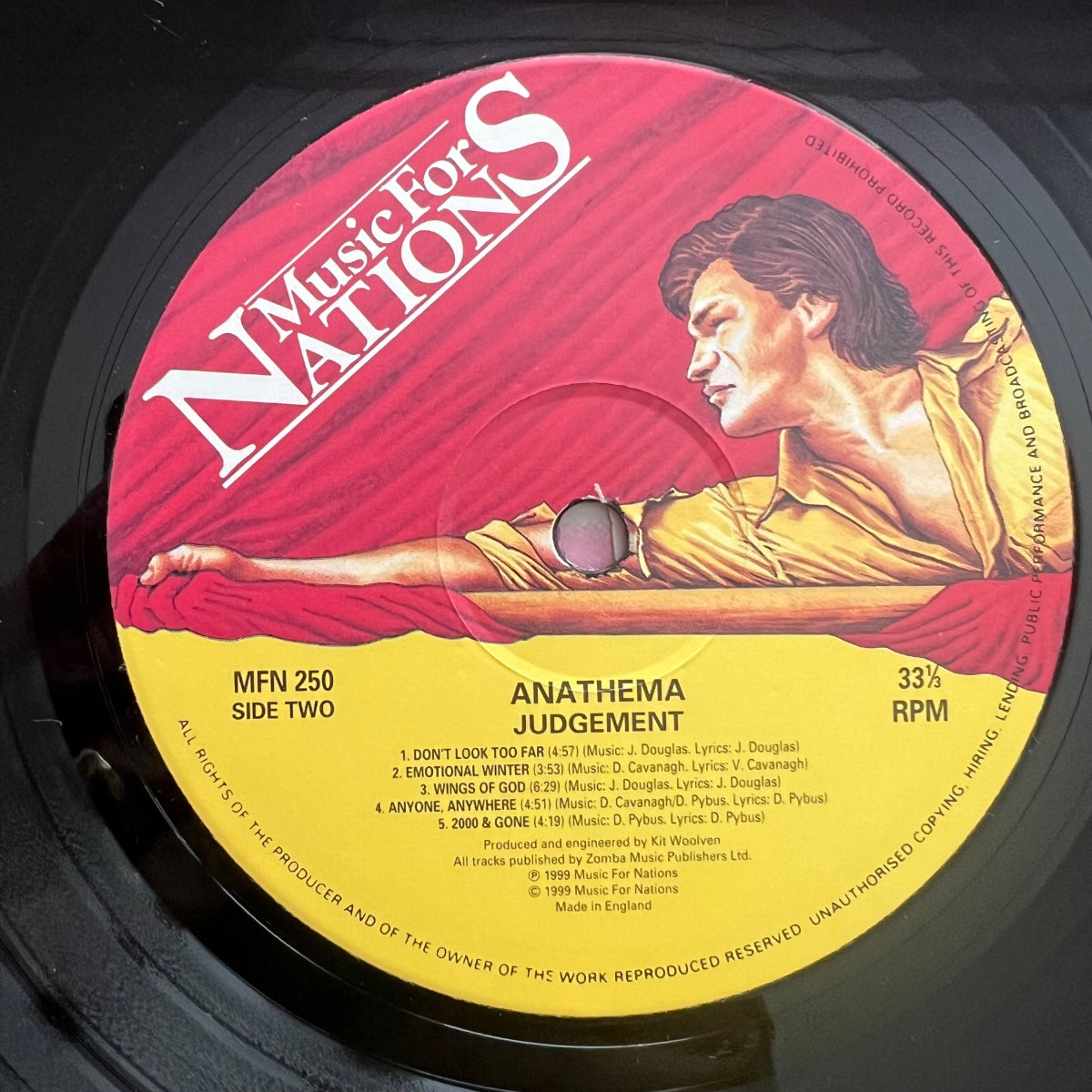 Anathema - Judgement / 1. UK-Press. 1999 - (VG++/VG+)