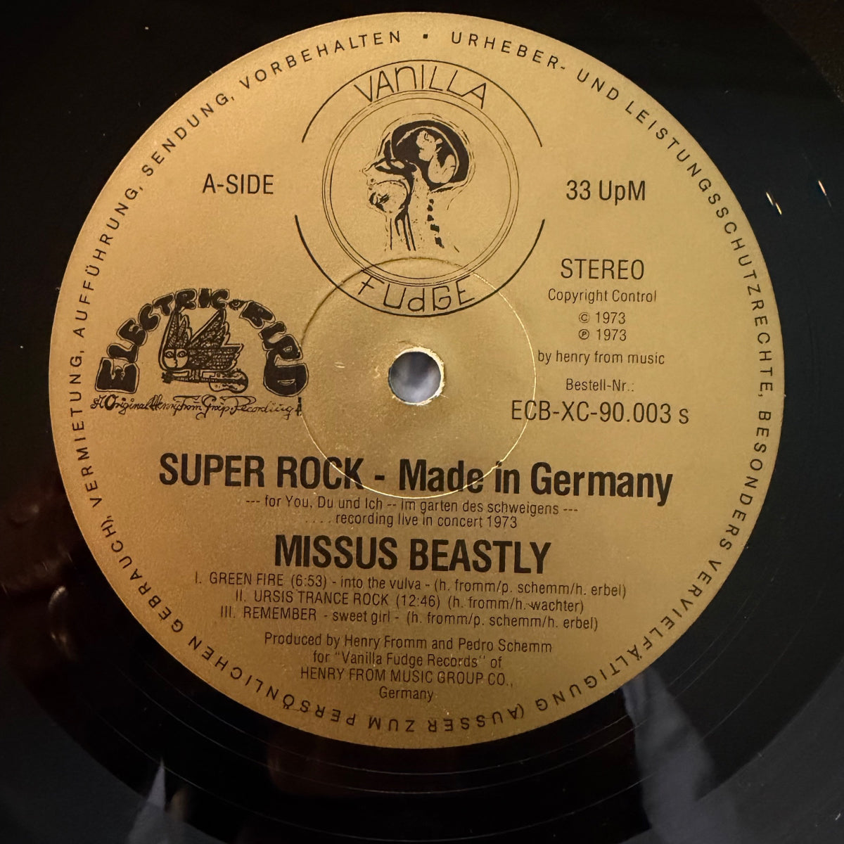 Weramean, Missus Beastly - Super Rock Made In Germany / 1. D-Press. 1973 - (M-/VG++)