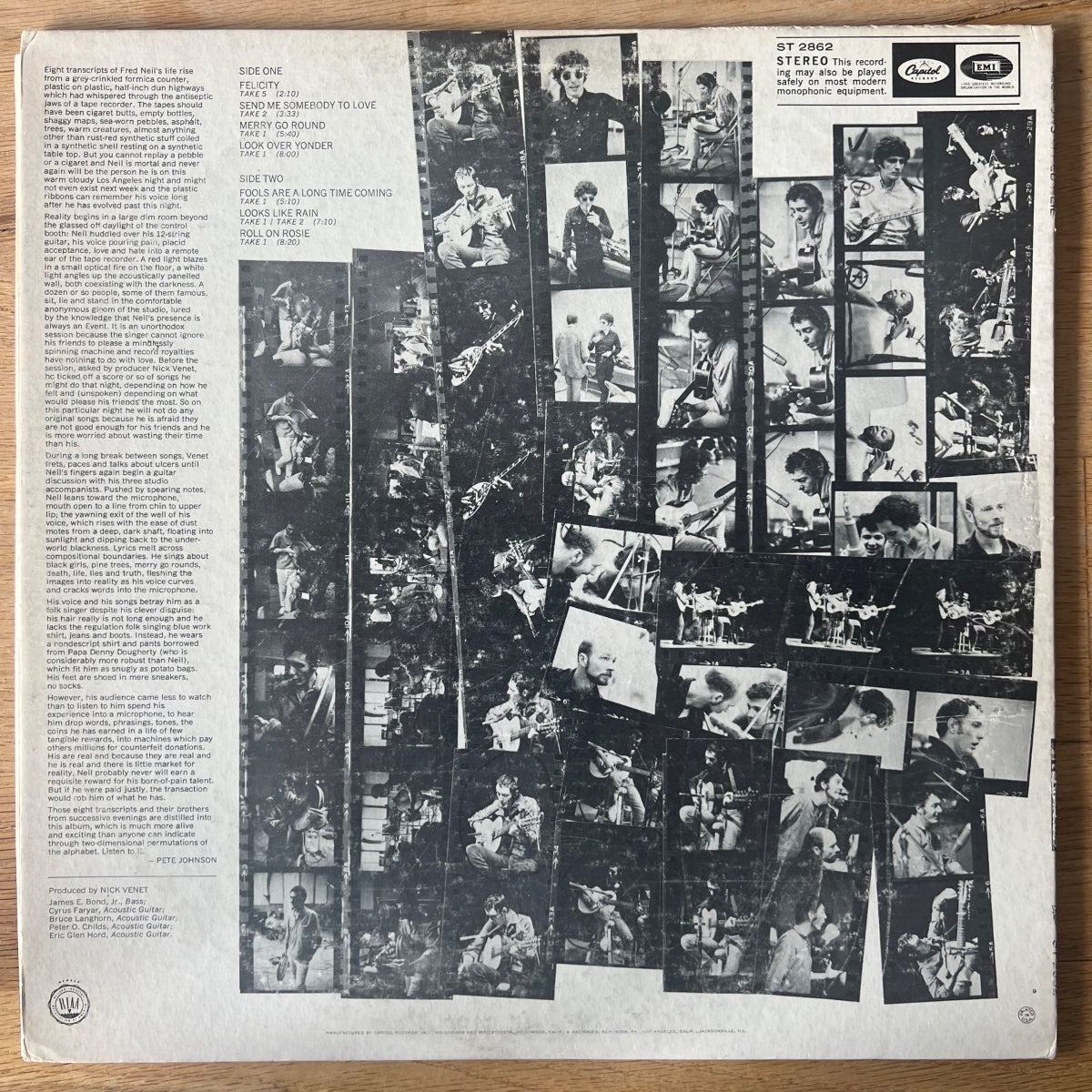 Fred Neil - Sessions / 1. US-Press. 1968 - (VG++/VG+)