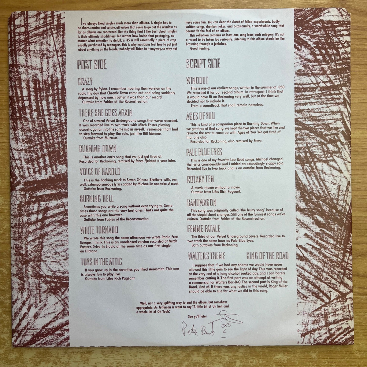 R.E.M. - Dead Letter Office / 1. Kanada-Press. 1987 - (M-/M-)