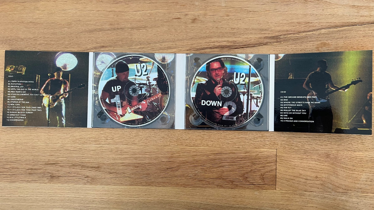 U2 - Tour Rehearsels 2001 / 2 CD - EU-Press. 2001 - Digipak - (VG++/M-)