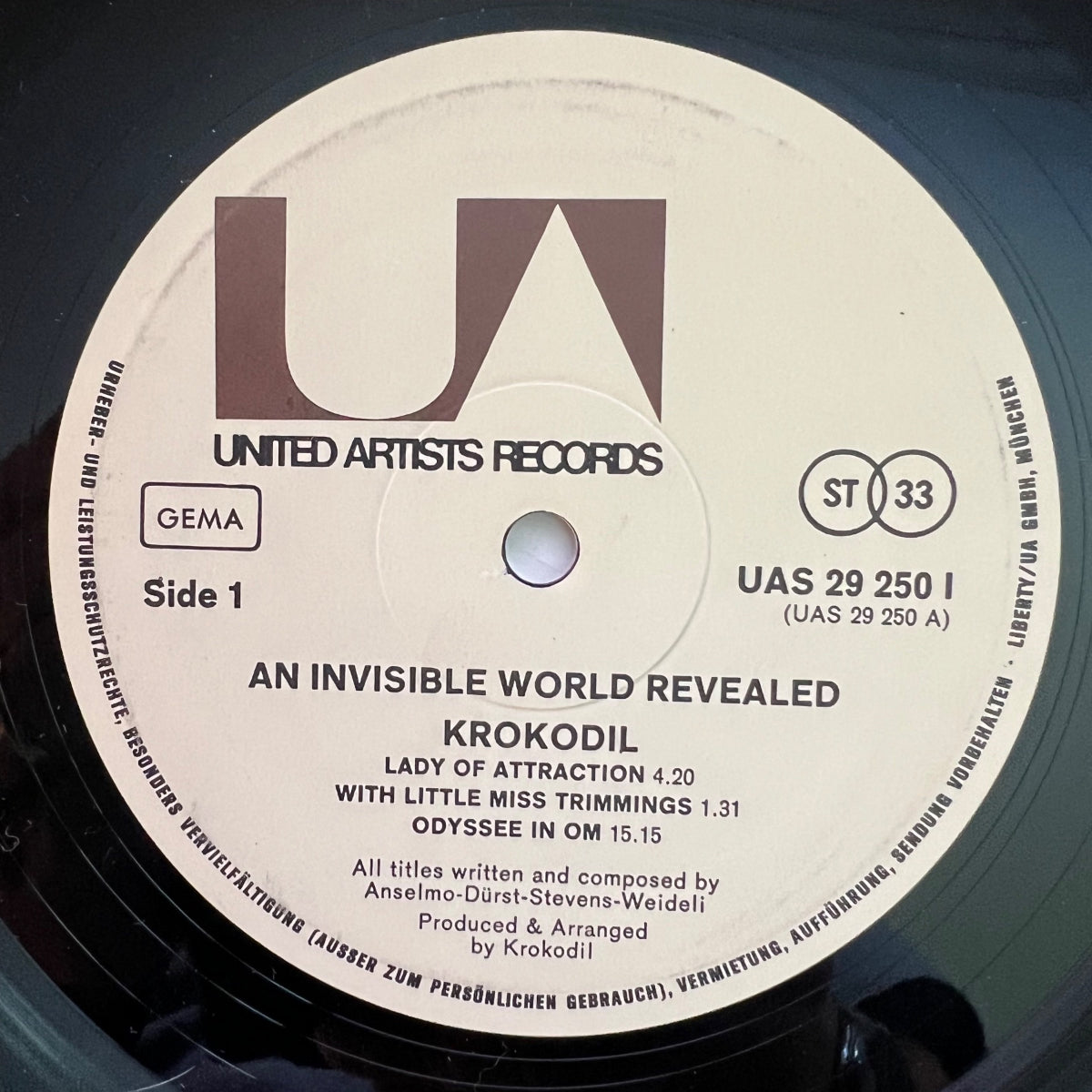 Krokodil - An Invisible World Revealed / 1.D-Press. 1971 - (M-/M-)