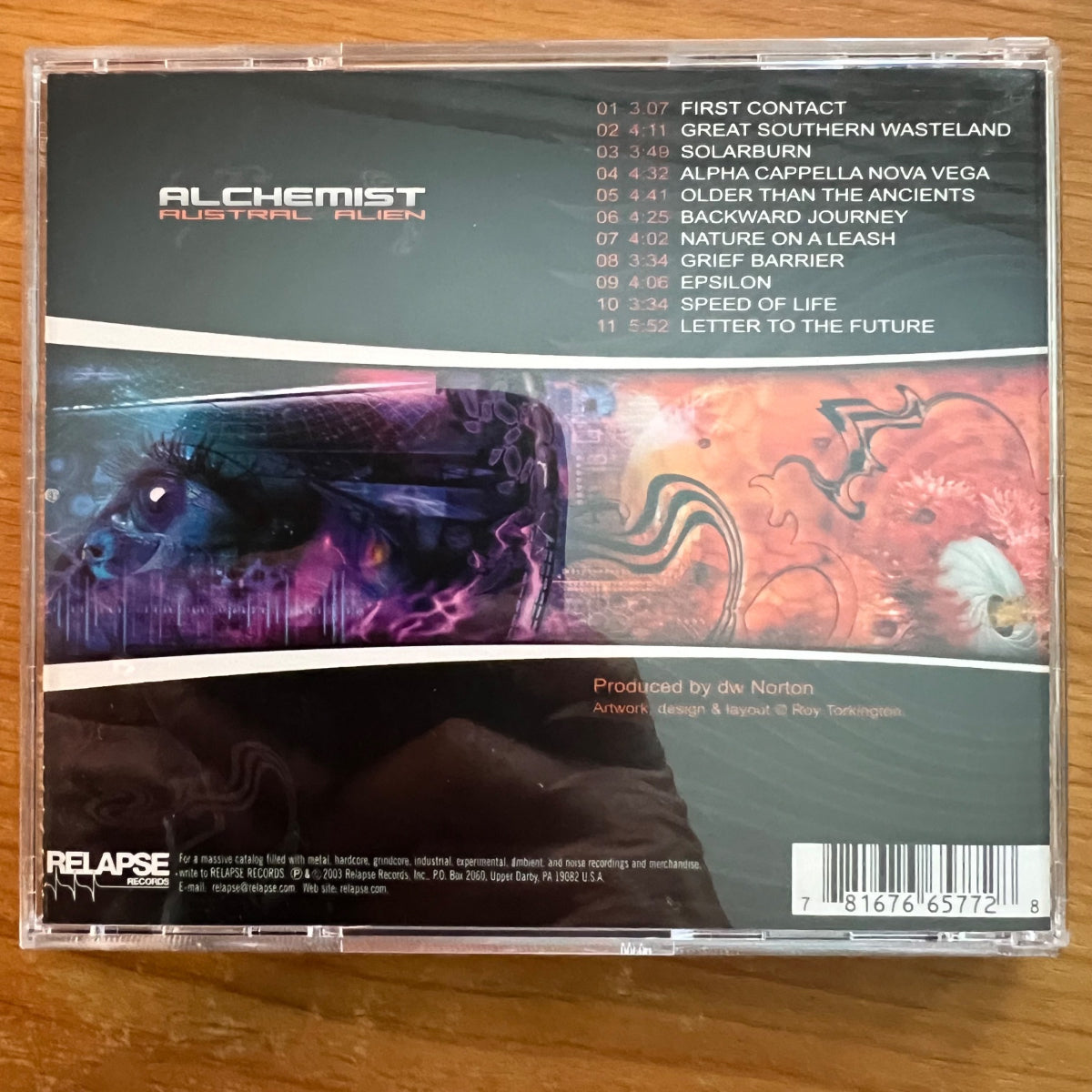 Alchemist - Austral Alien / CD - 1. US-Press. 2003 - (M-/M-)