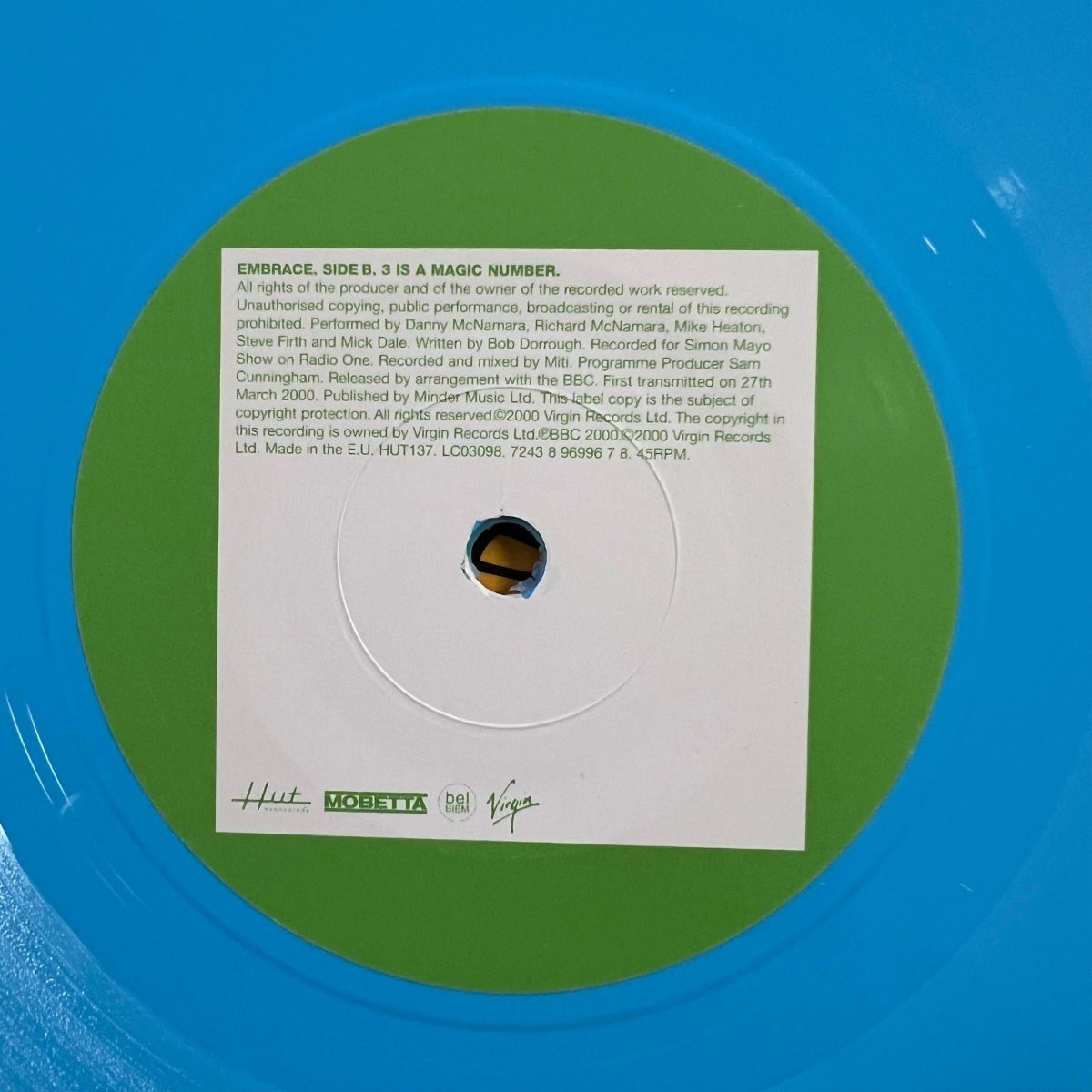 Embrace - I Wouldn't Wanna Happen To You / 1. UK-Press. 2000 - (M-/M-)