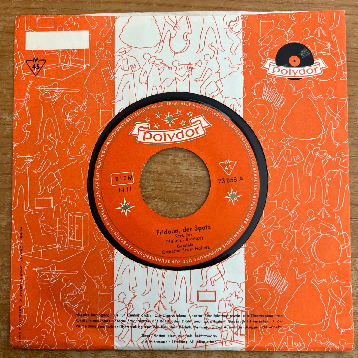 Gabriele - Fridolin, Der Spatz / 1. D-Press. 1959 - (VG+/M-)