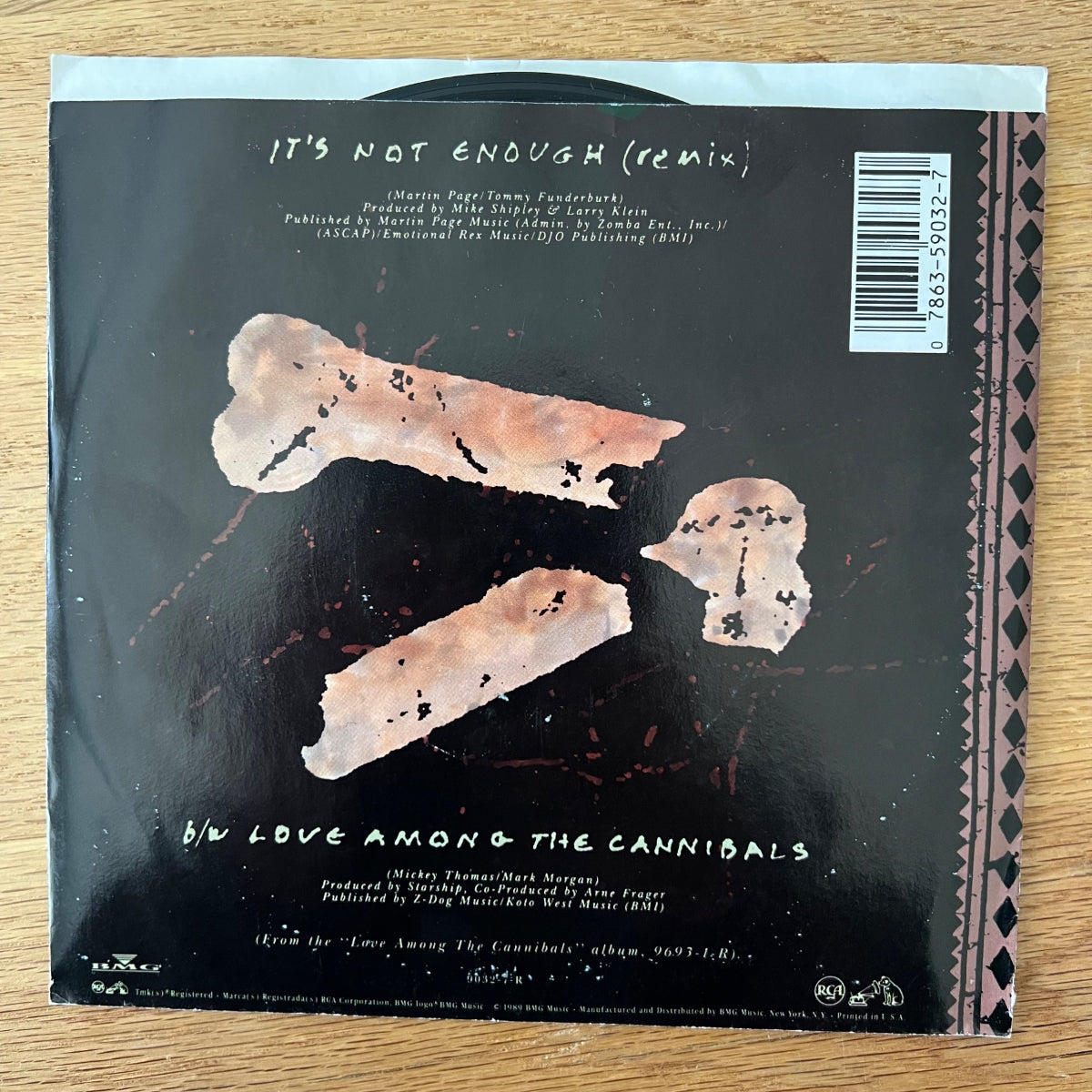 Starship - It's Not Enough / 1. US-Press. 1989 - (M-/M-)