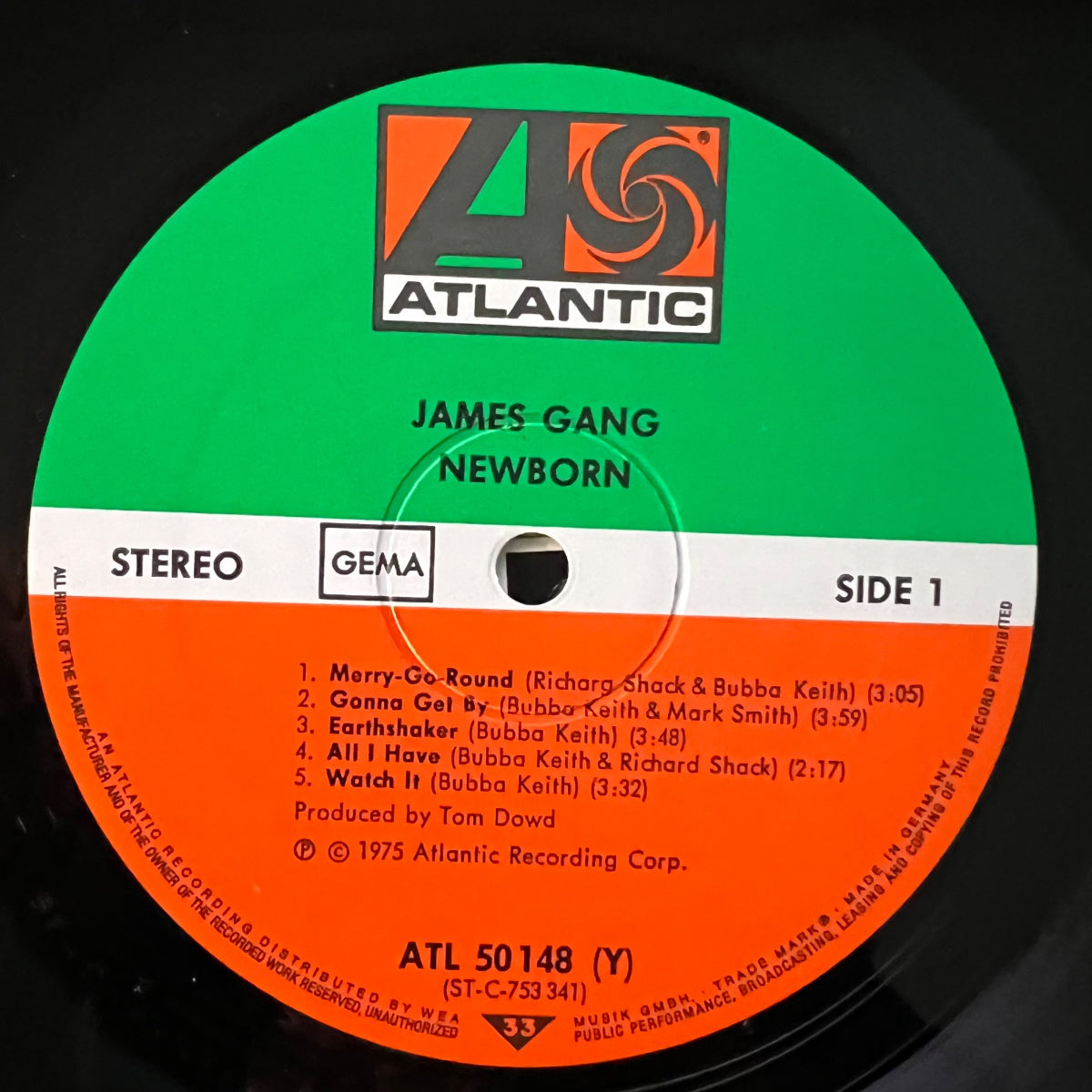 James Gang - Newborn / 1. D-Press. 1975 - (M-/VG+)