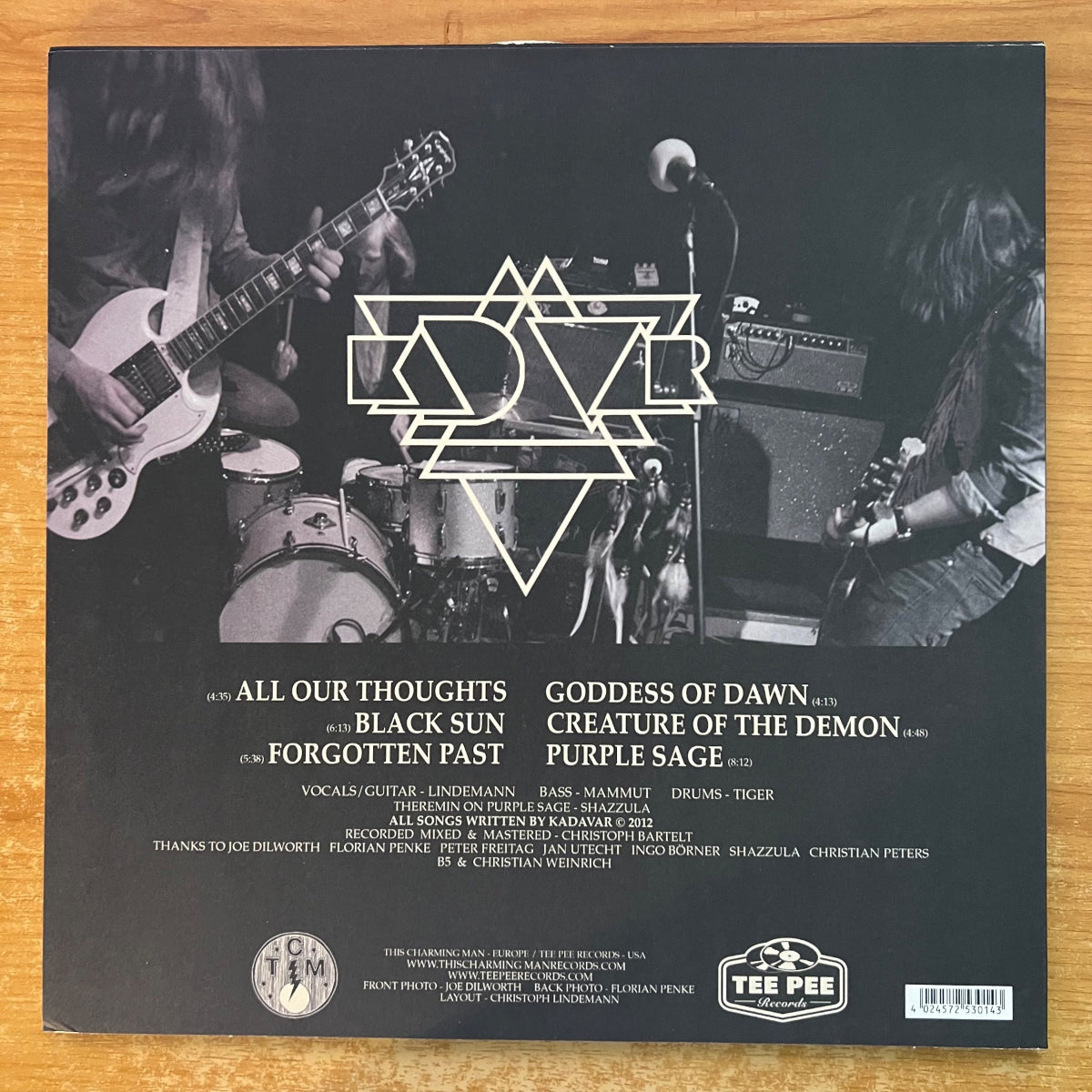 Kadavar - Same / D-Press. 2012 - Yellow Vinyl - (Mint/VG++)