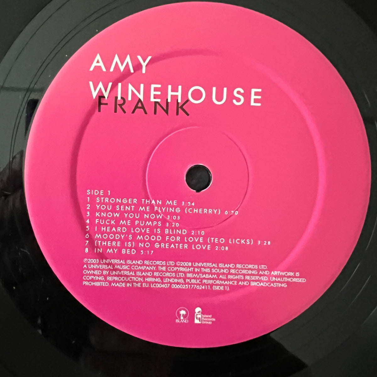 Amy Winehouse - Frank / EU-Press. 2008 - (Mint & Sealed)