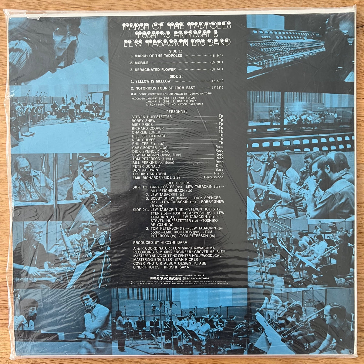 Toshio Akiyoshi, Lew Tabacking Big Band- March Of The Tadpoles / 1. Japan-Press. 1977 - (M-/VG++)