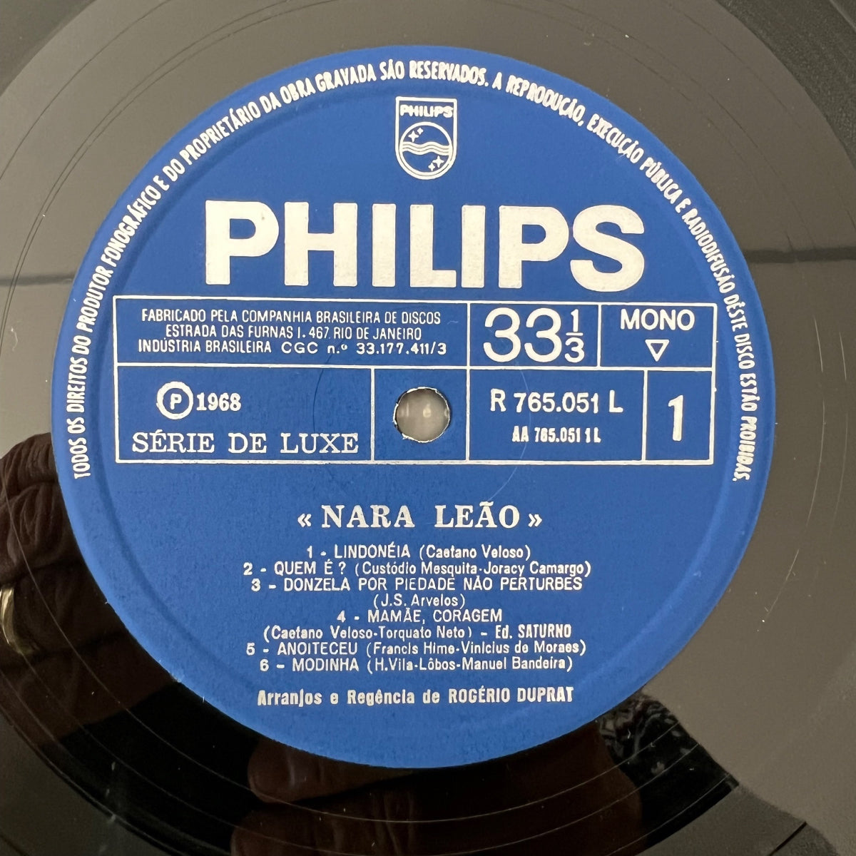 Nara Leão - Same / 1. Brasil-Press. 1968 - (M-/M-)