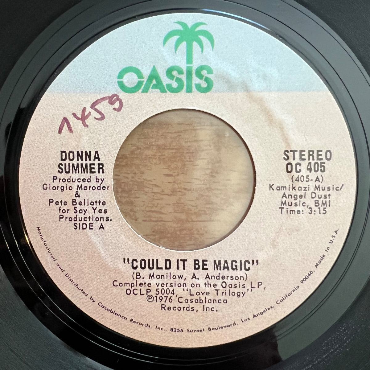 Donna Summer - Could It Be Magic / 1. US-Press. 1976 - TOP