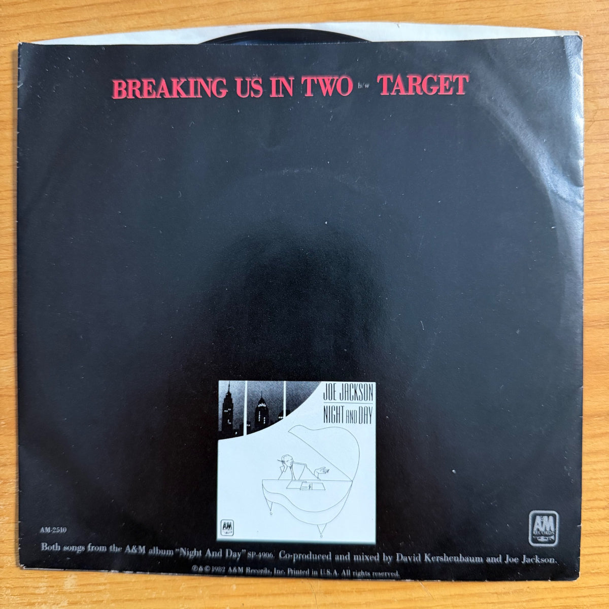 Joe Jackson - Breaking Us In Two / 1. US-Press. 1983 - (M-/M-)