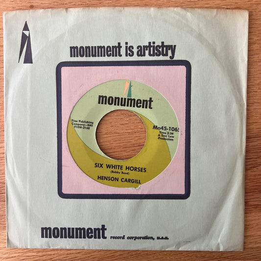 Henson Cargill - Row Row Row / 1. US-Press. 1968 - (M-/VG+)