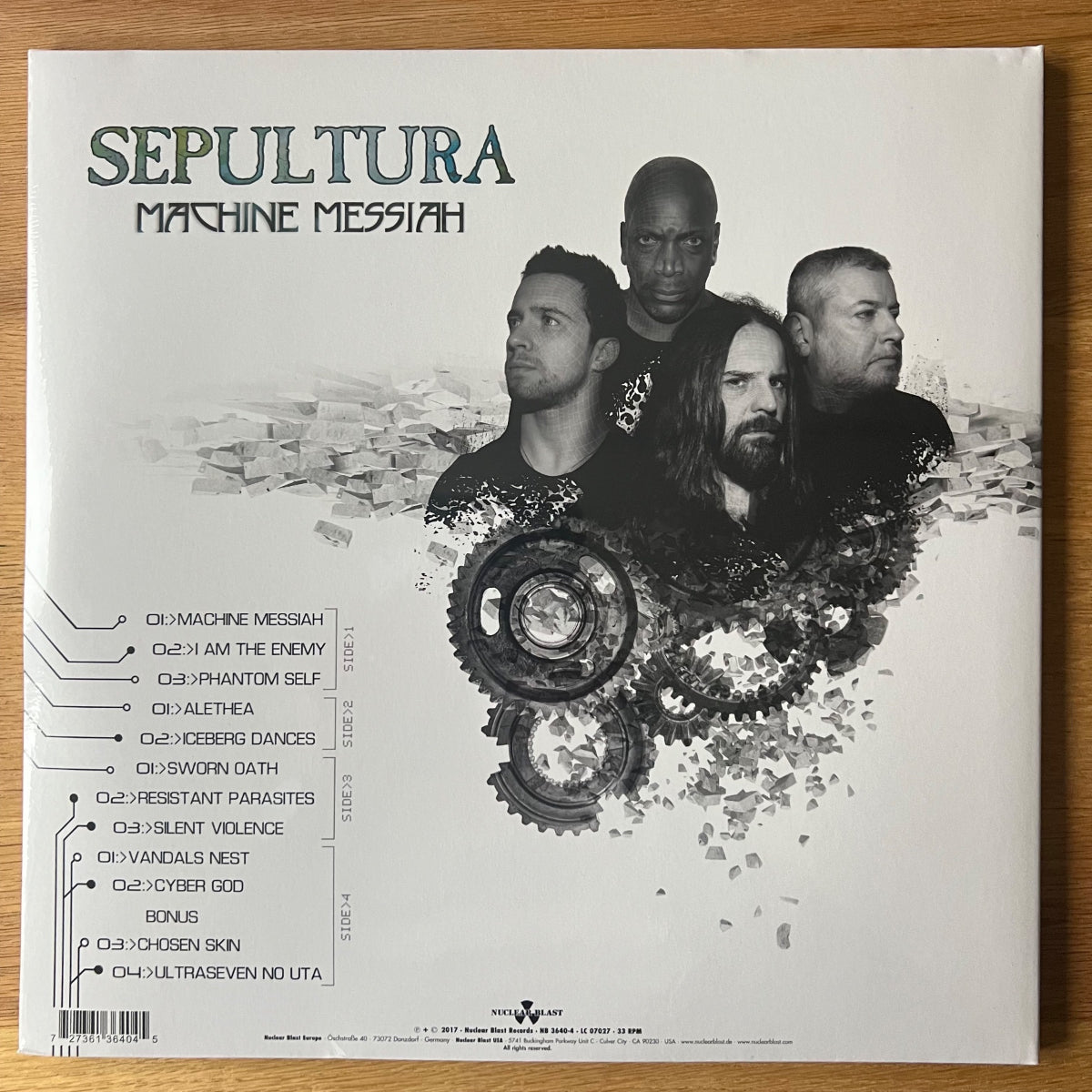 Sepultura - Machine Messiah / 2 LP - 1. D-Press. 2017 - (Mint & Sealed)