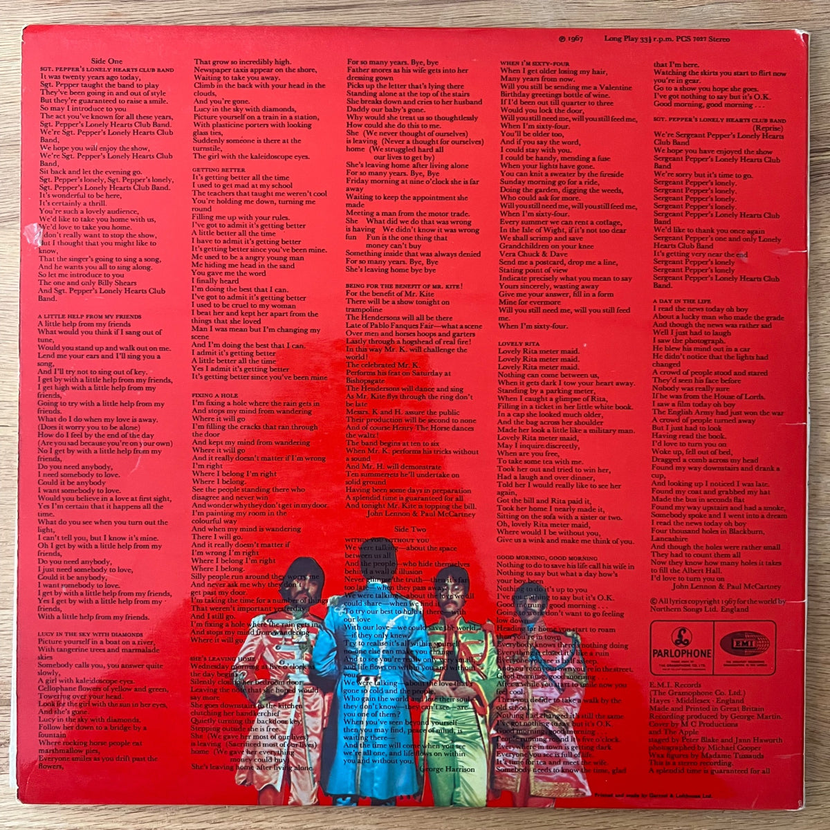 Beatles - Sgt. Peppers Lonely Heart's Club Band / 1. UK-Press. 1967 - (VG/VG++)