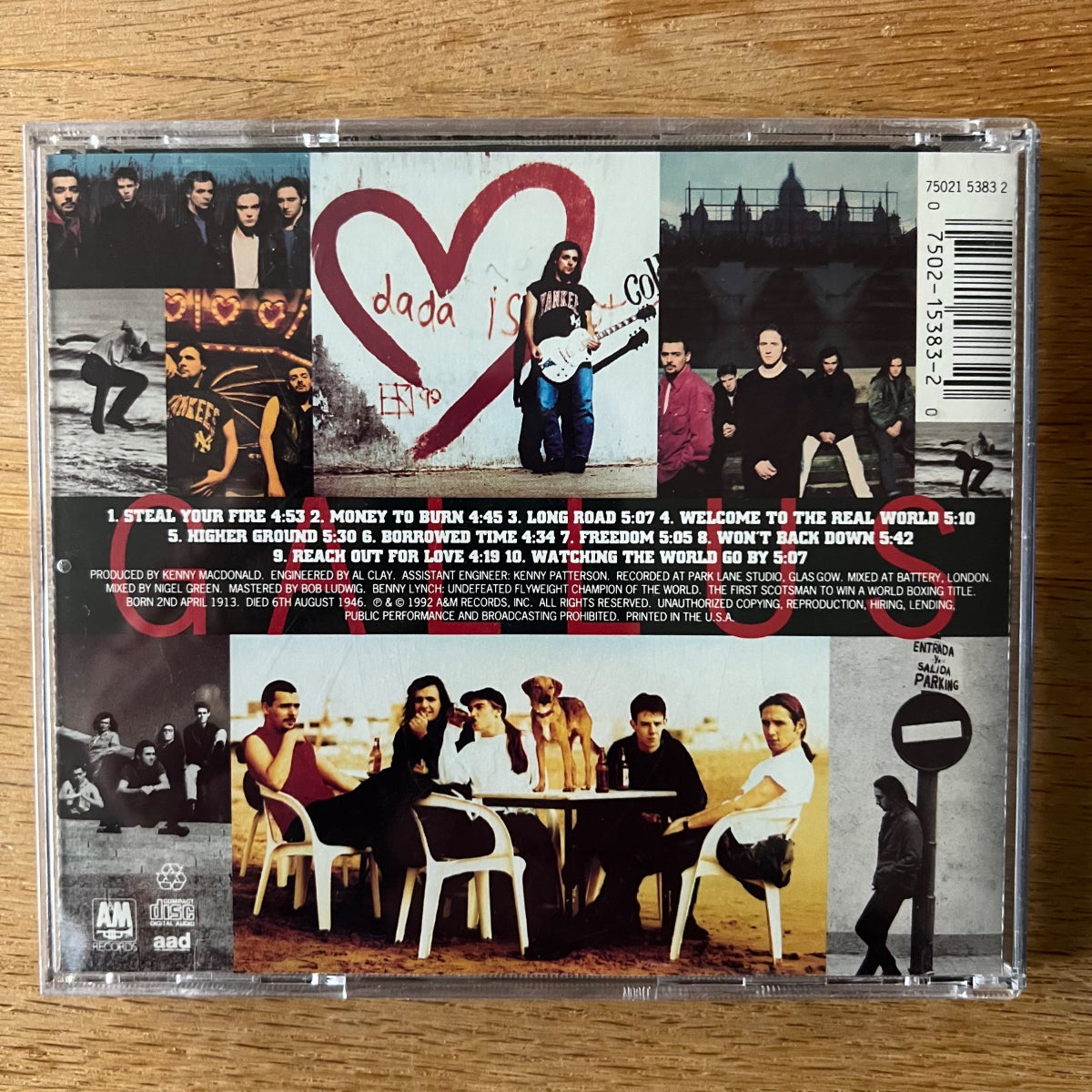 Gun - Gallus / CD - 1ère édition américaine. 1992 - (M-/M-)