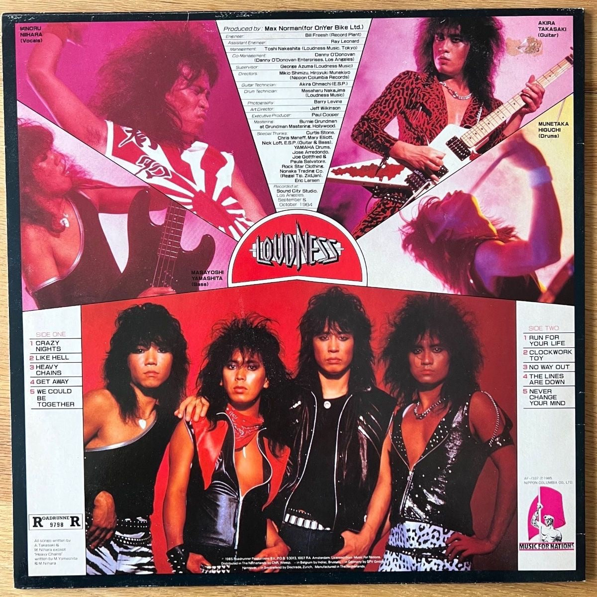 Loudness - Thunder In The East / 1. NL-Press. 1985 - (M-/M-)