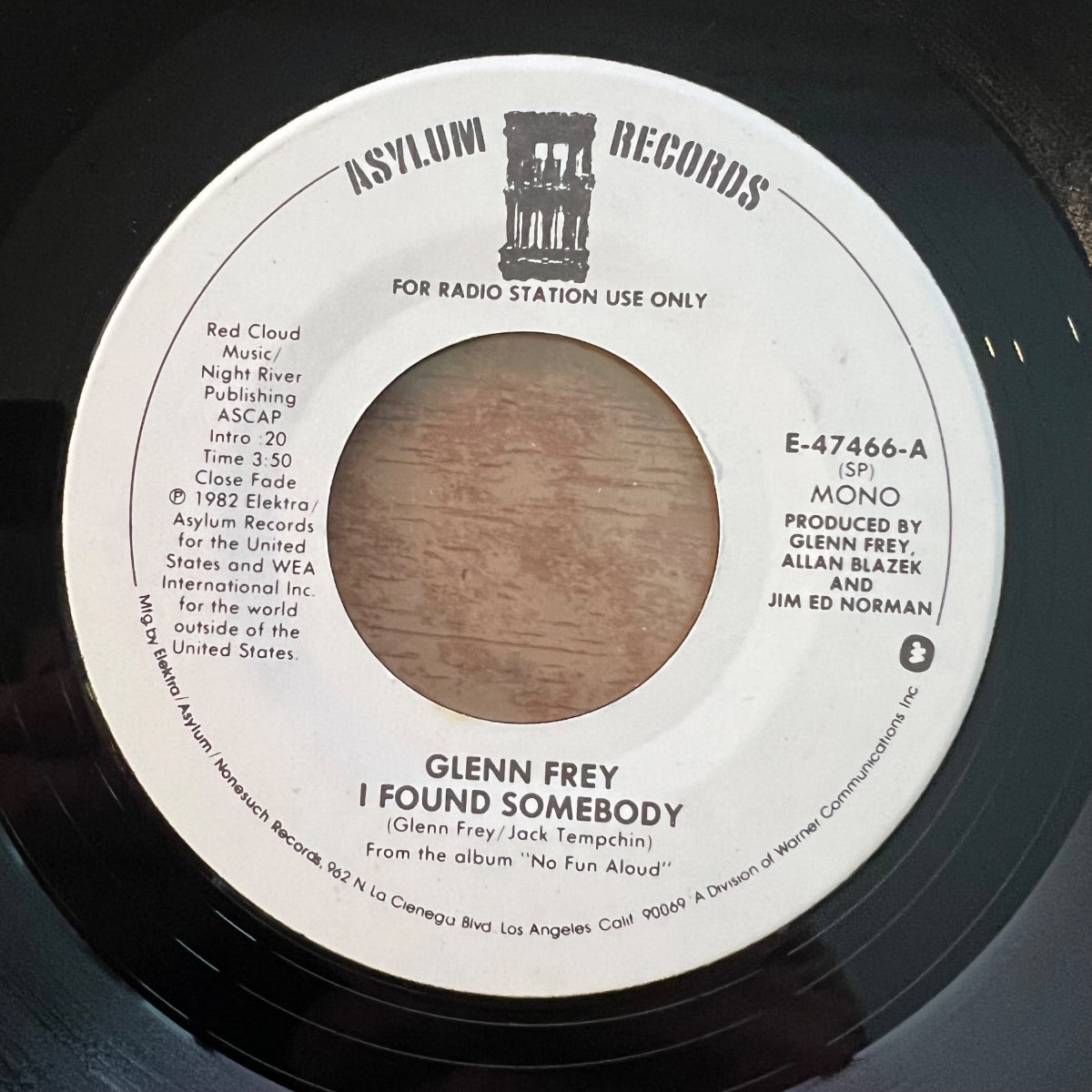 Glenn Frey - I Found Somebody / US-Promo 1982 - (M-/Neutral)