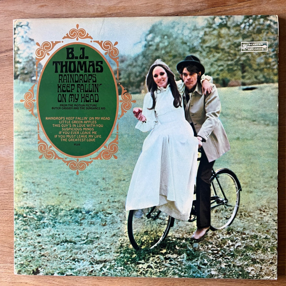 B.J. Thomas - Raindrops Keep Fallin' On My Head / 1. D-Press. 1969 - (M-/VG++)