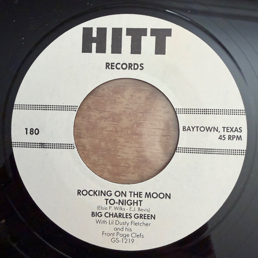 Big Charles Green - Rocking On The Moon To-Night / Pressage US. RE - (M-/Neutre)