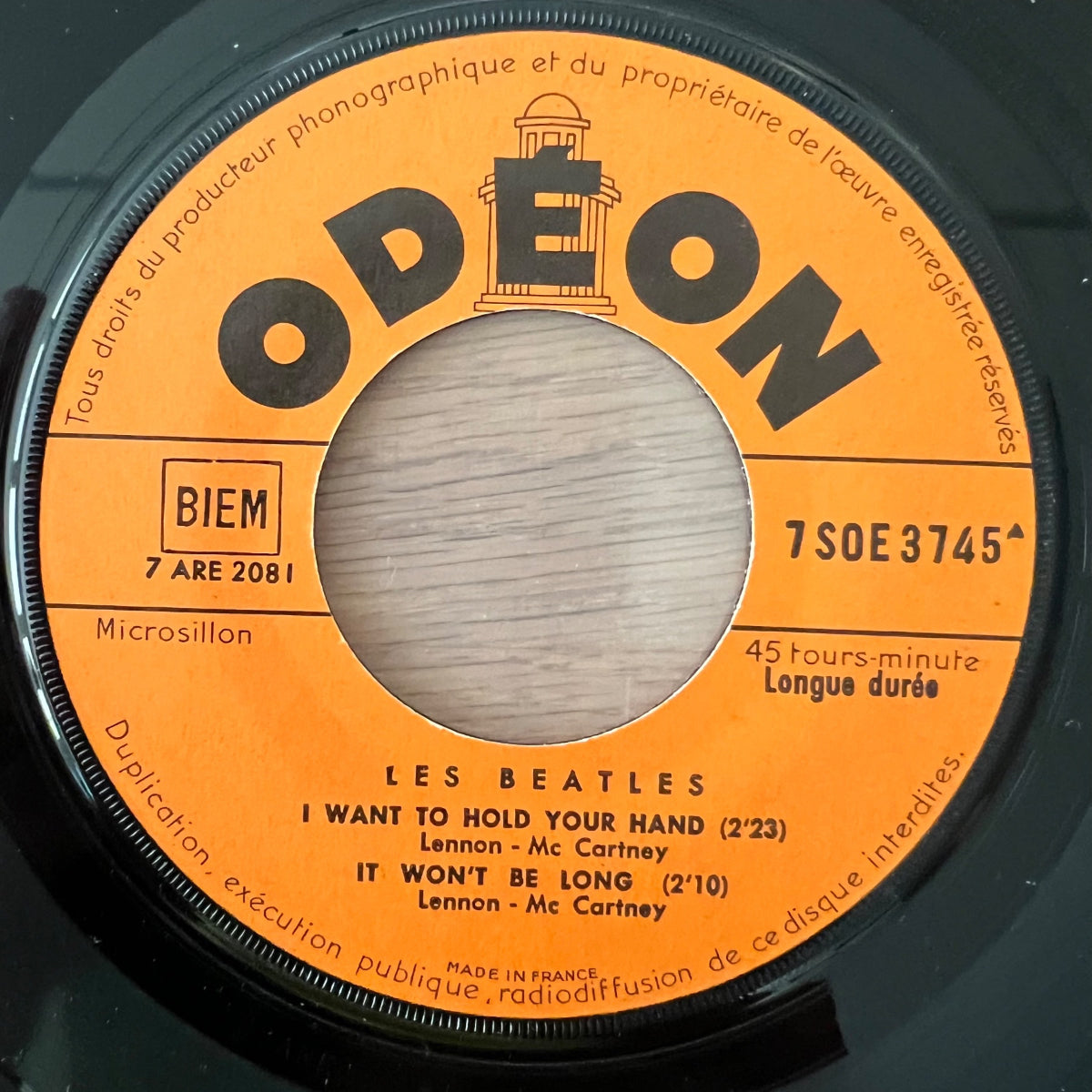 Beatles - I Want To Hołd Your Hand / 7" EP - 1. France-Press. 1964 - Mono - (VG++/M-)