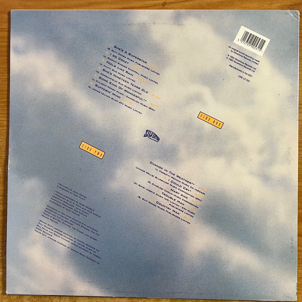 Buddy Guy - Feels Like Rain / 1. EU-Press. 1993 - (M-/VG++)