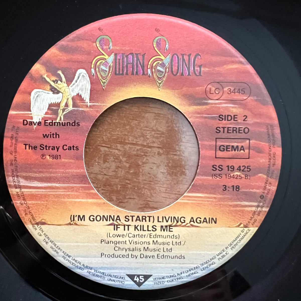 Dave Edmunds & Stray Cats - The Race Is On / 1. D-Press. 1981 - (VG++/VG+)