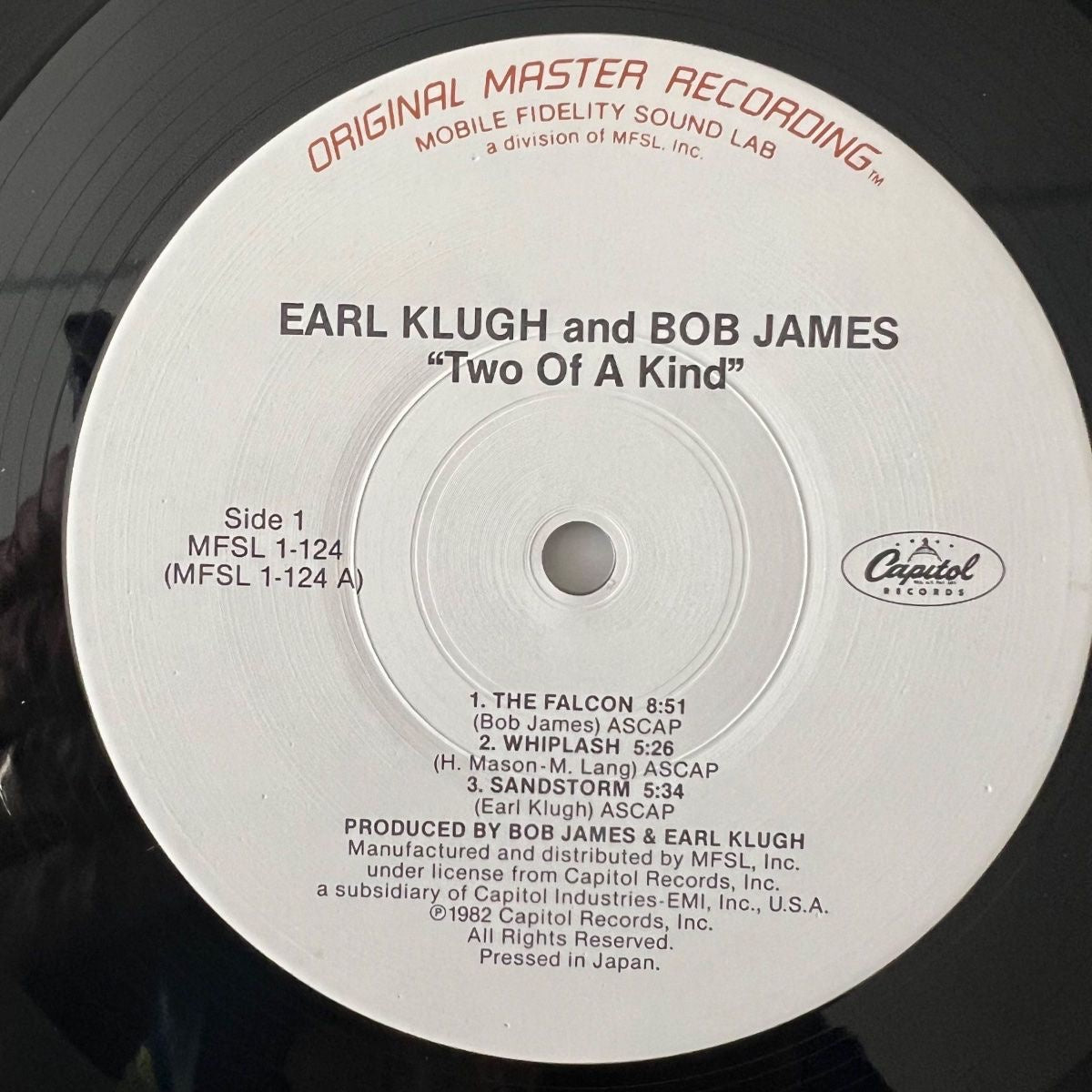 Earl Klugh & Bob James - Two Of A Kind / Audiophile MFSL 1984 - (M-/VG+)