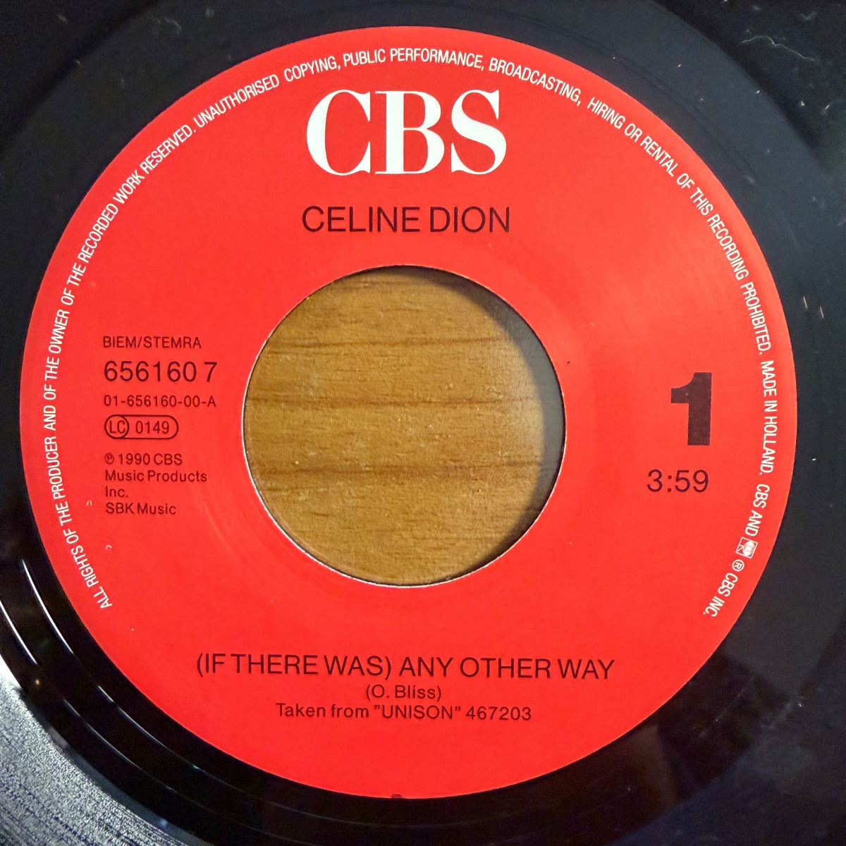 Celine Dion - (If There Was) Any Other Way / 1. NL-Press. 1990 - (M-/VG++)