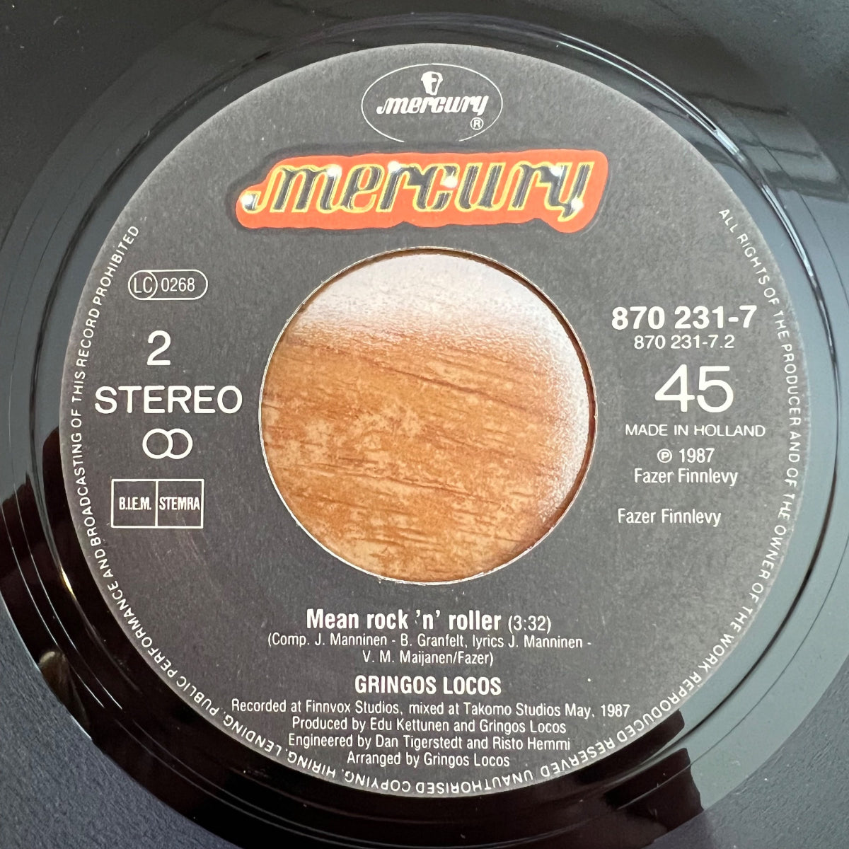 Gringos Locos - Jealousy / 1. NL-Press. 1988 - (M-/VG++)