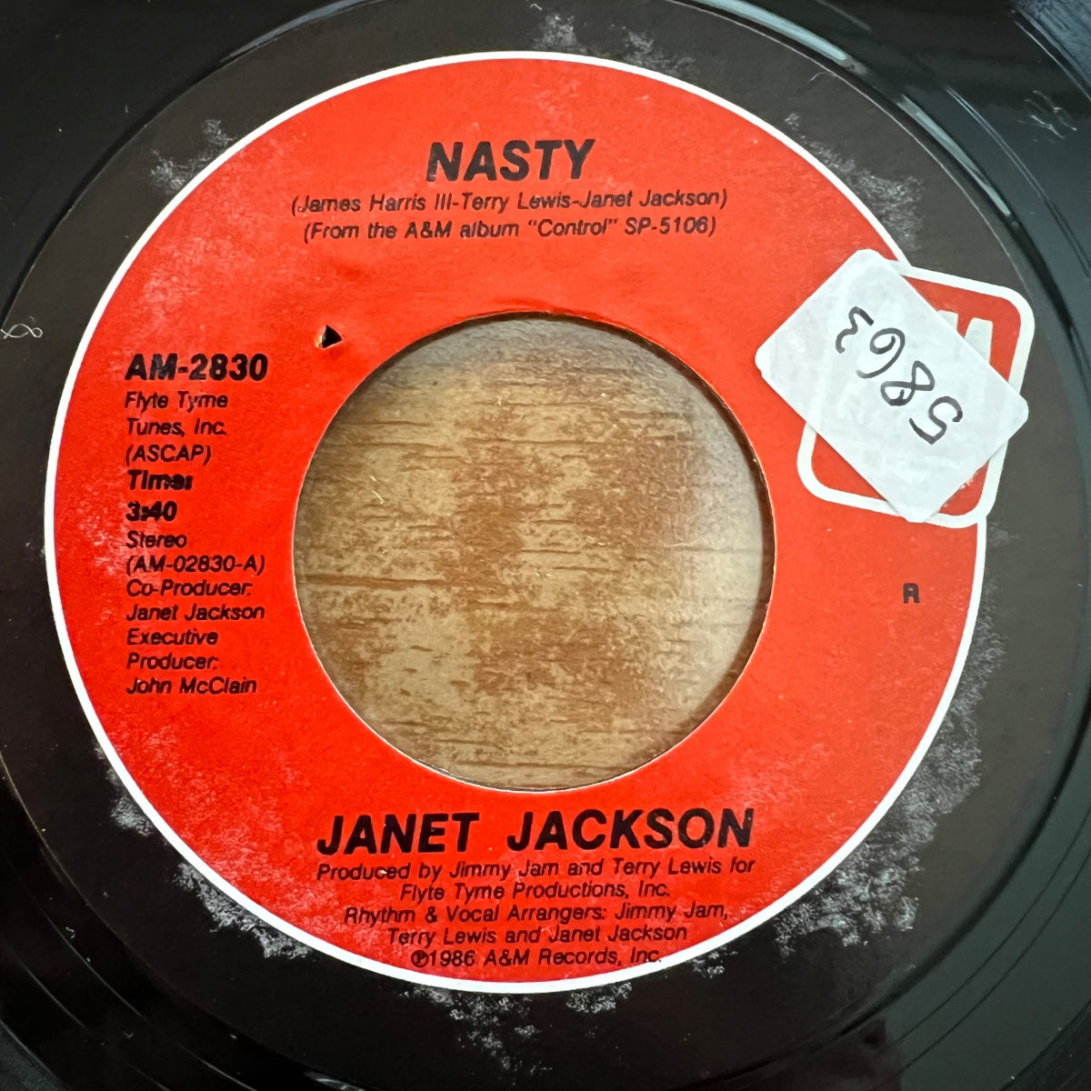 Janet Jackson - Nasty / 1. US-Press. 1986 - (M-/VG++)