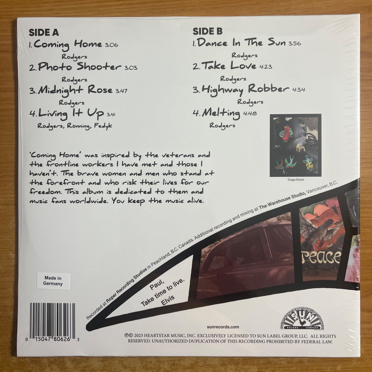 Paul Rodgers - Midnight Rose / 1. D-Press. 2023 - (Mint & Sealed)