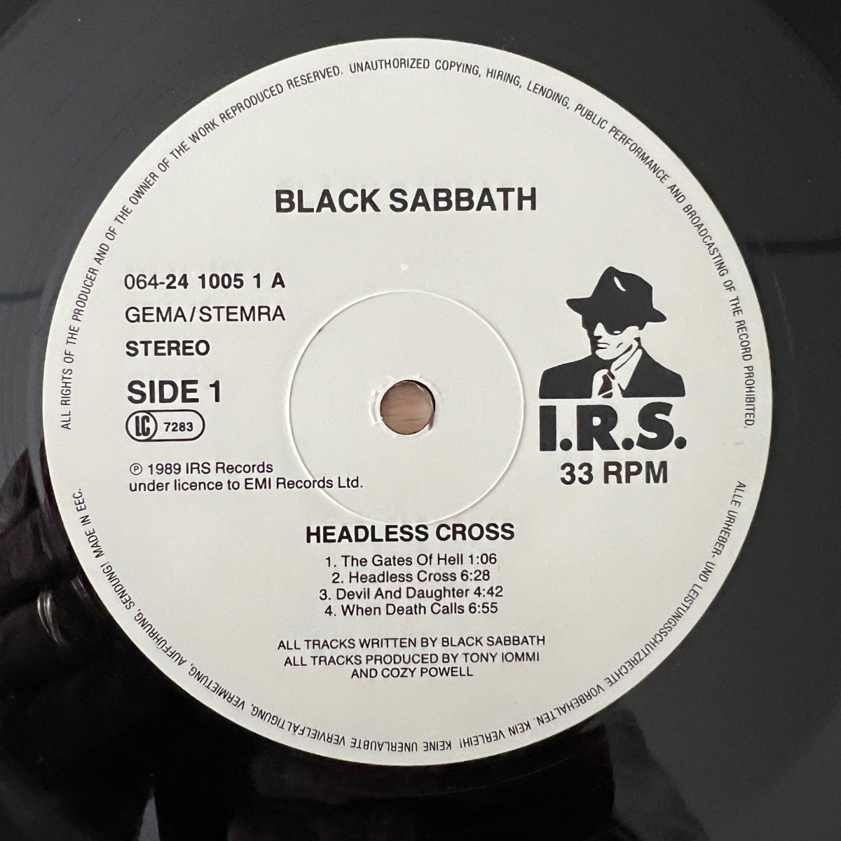 Black Sabbath - Headless Cross / 1. NL-Press. 1989 incl. Poster - (M-/VG++)