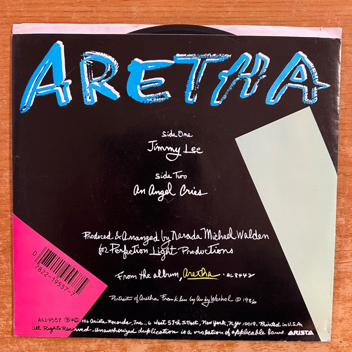Aretha Franklin - Jimmy Lee / 1. US-Press. 1986 - (M-/M-)
