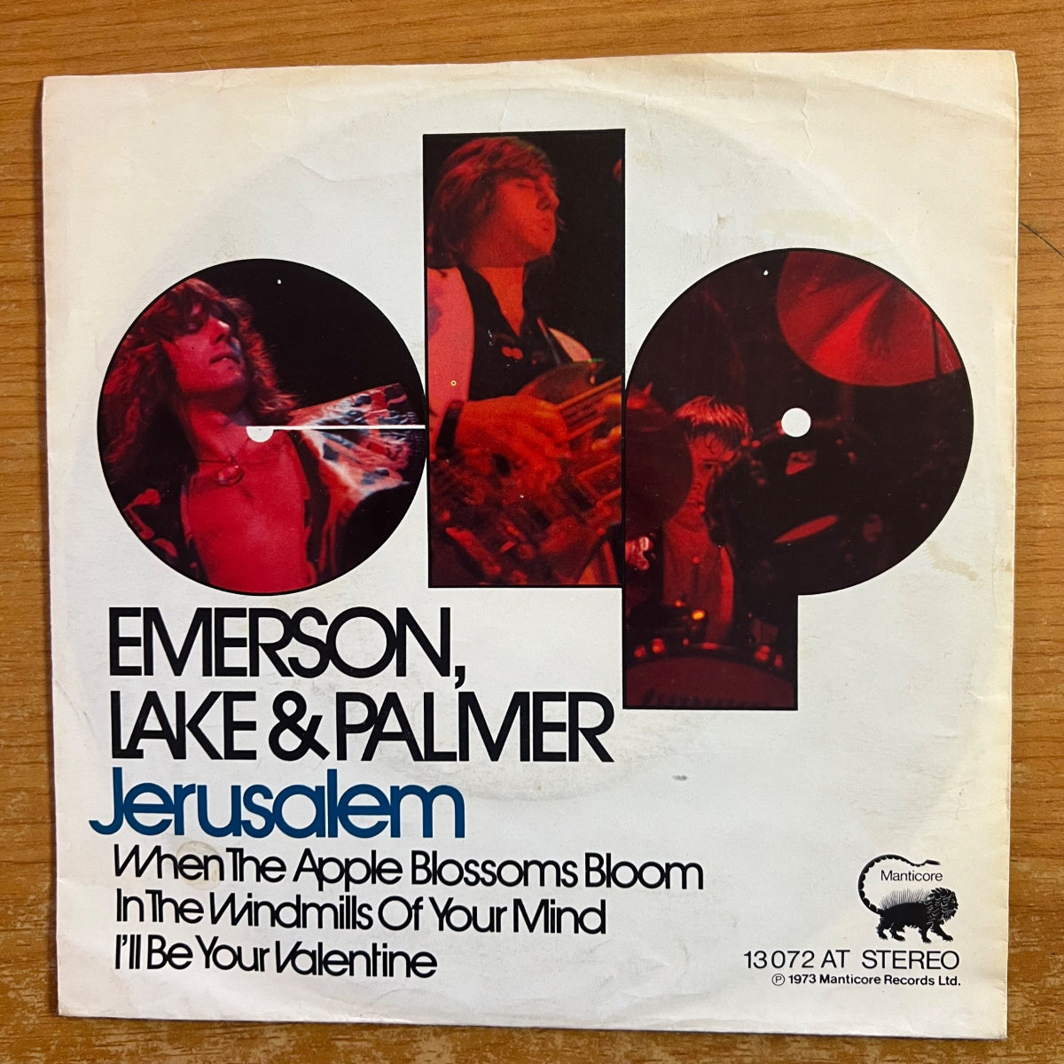 Emerson, Lake & Palmer - Jerusalem / 1. D-Press. 1973 - (VG++/VG+)