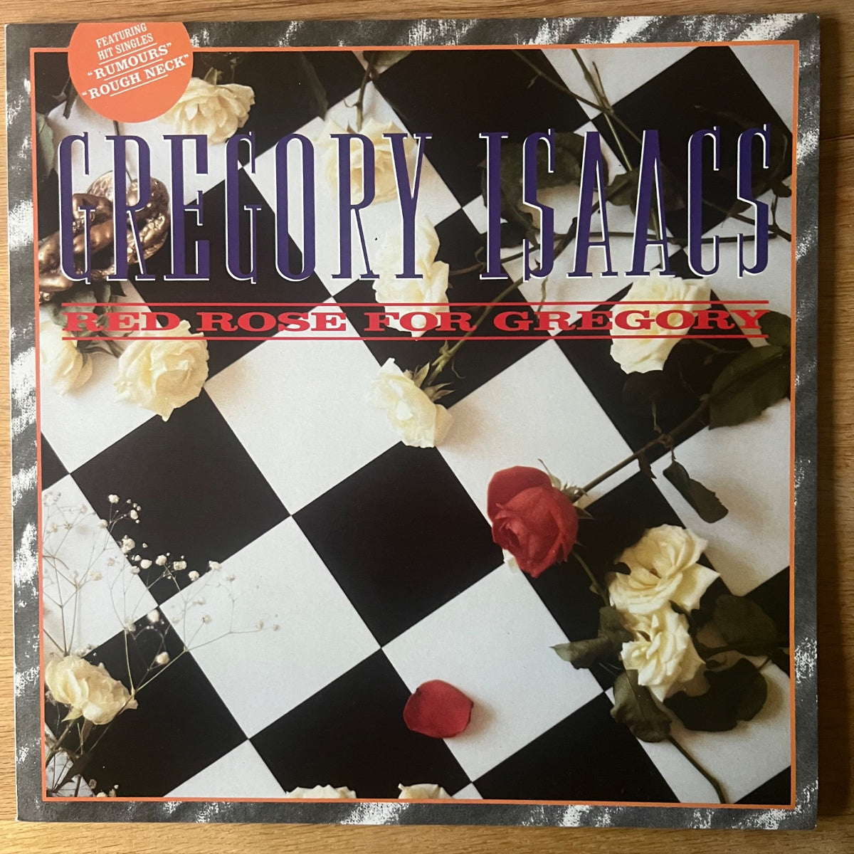 Gregory Isaacs - Red Rose For Gregory / 1.France-Press. 1988 - (M-/M-)