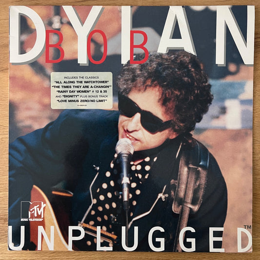 Bob Dylan - MTV Unplugged / 2 LP - 1er pressage néerlandais. 1995 - TOP