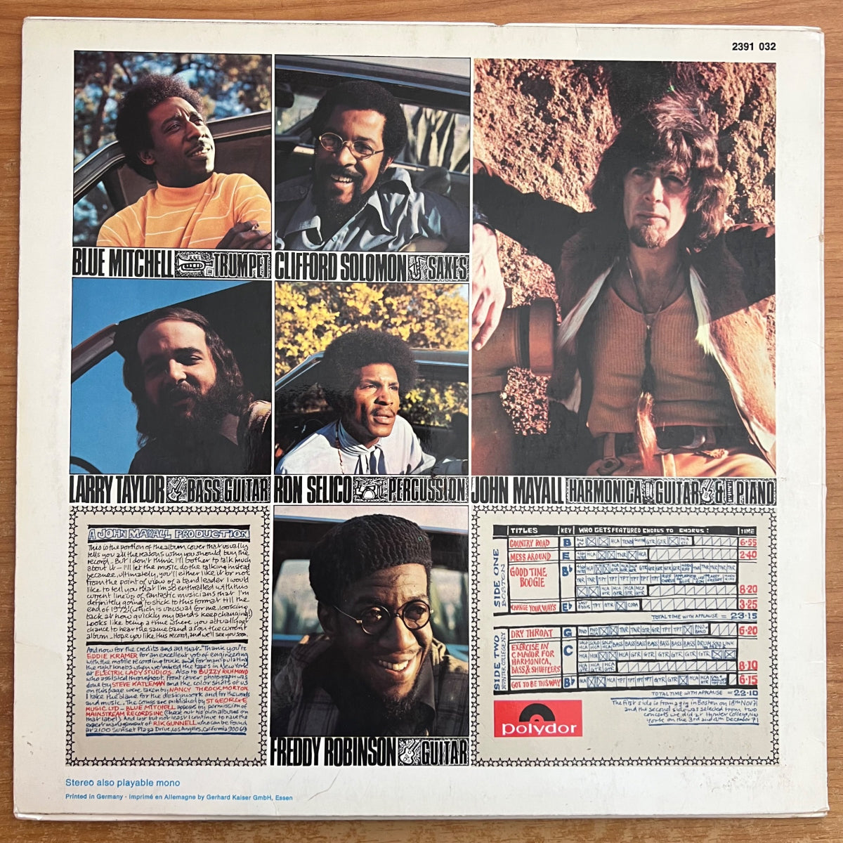 John Mayall - Jazz Blues Fusion / 1. D-Press. 1972 - (VG++/VG++)