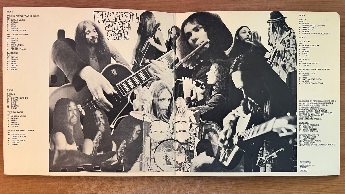 Krokodil - Sweat And Swim / 1. D-Press. 1973 - (M-/M-)