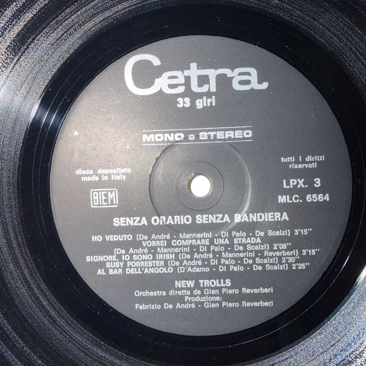 New Trolls - Senza Orario Senza Bandiera / Italy-Press. 1970 - (VG++/M-)