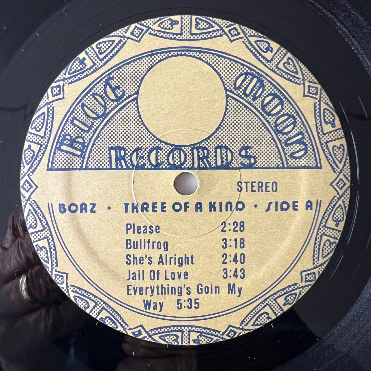 Boaz - Three Of A Kind / 1re édition américaine. 1978 - (M-/VG++)