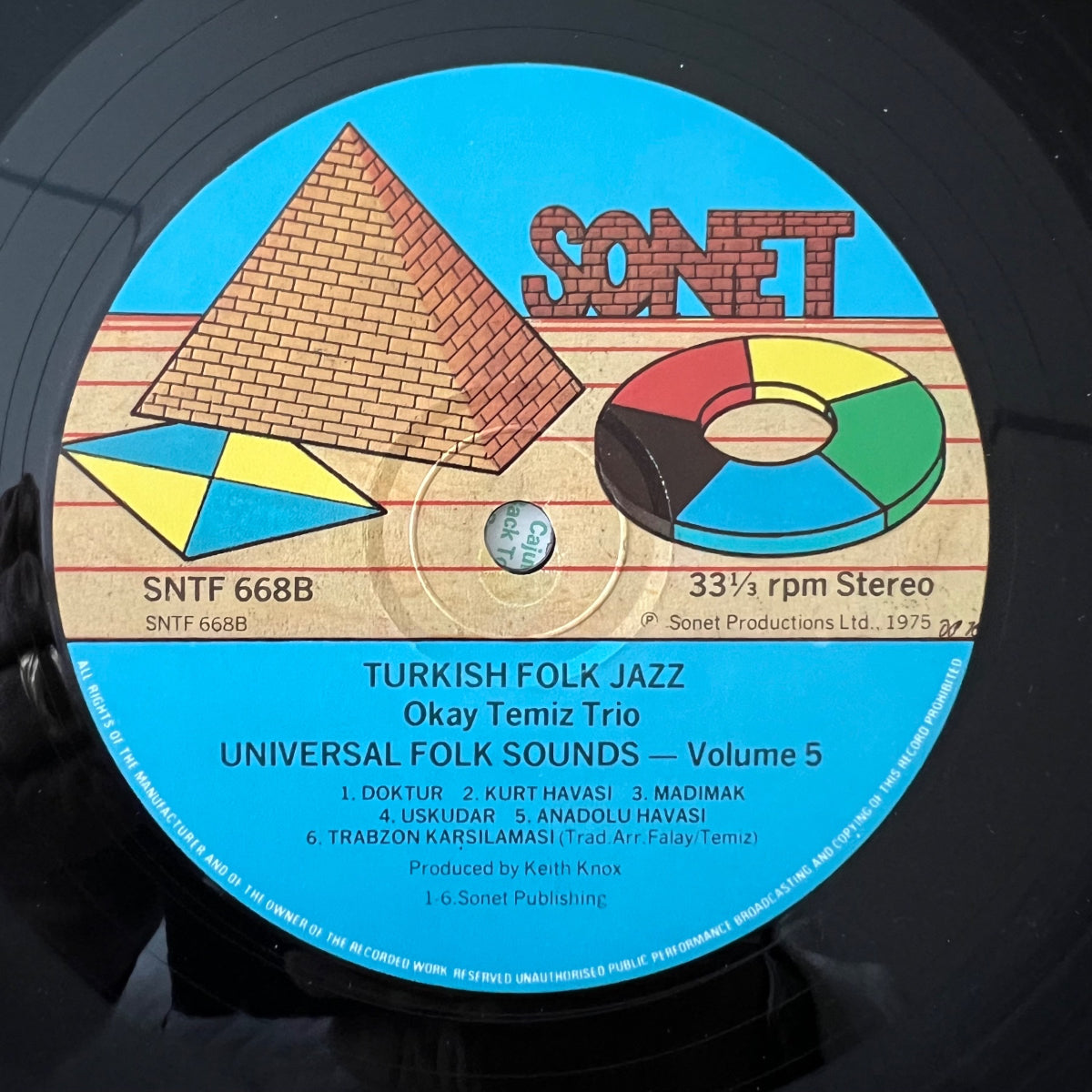 Okay Temiz Trio - Turkish Folk Jazz / D-Press. RE von 1975 - (VG++/M-)