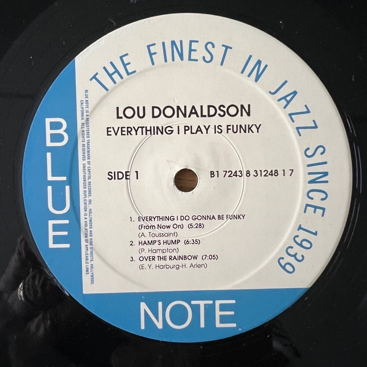 Lou Donaldson - Everything I Play Is Funky / US Press. 1995 - (M-/VG++)