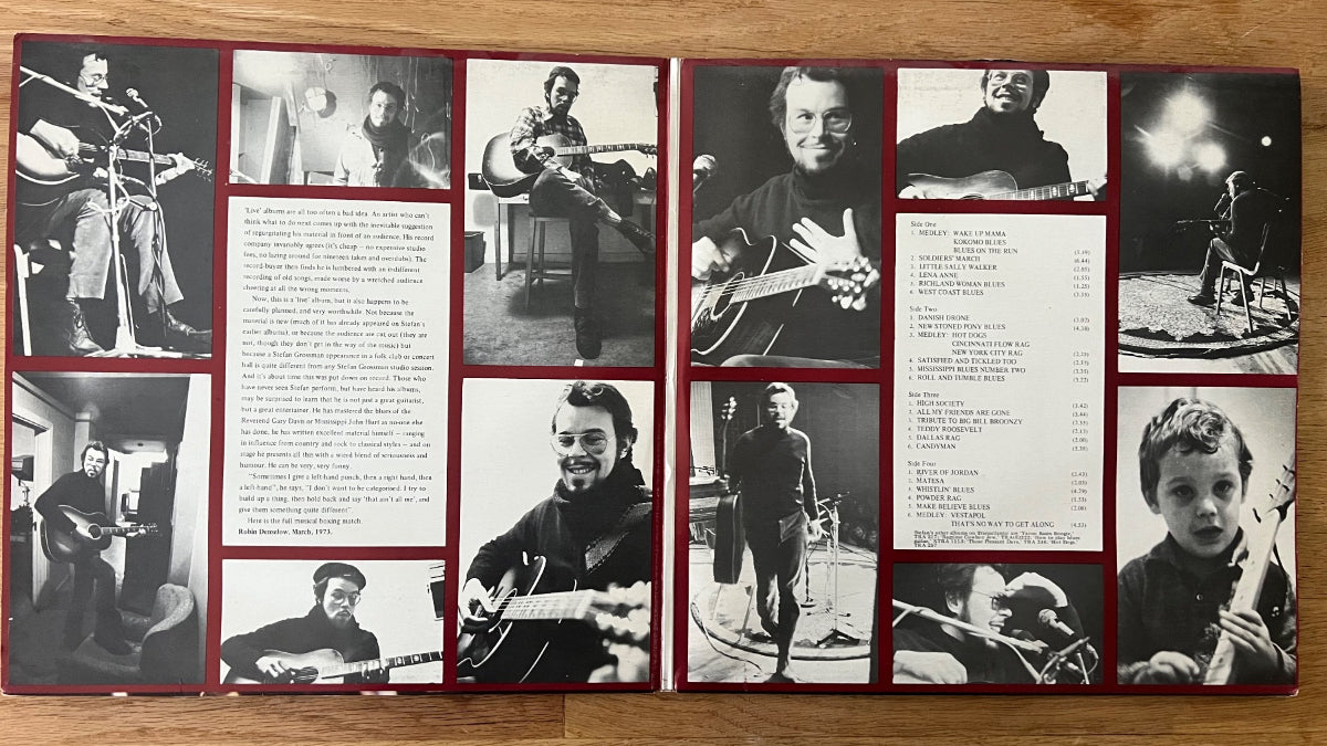 Stefan Grossman - Live / 2 LP - 1. UK-Press. 1973 / (M-/VG+)