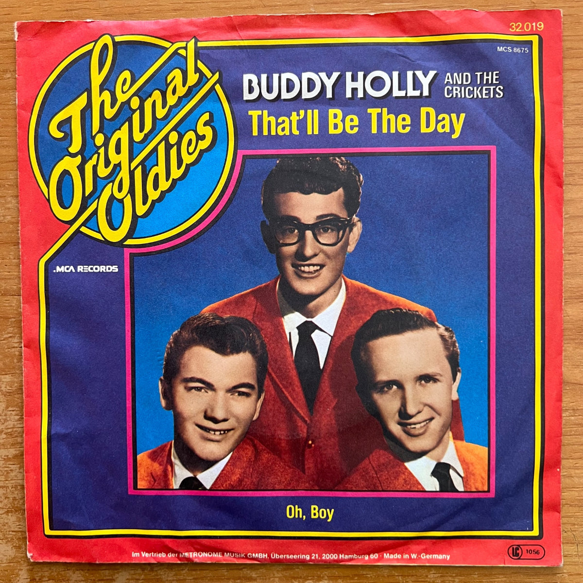 Buddy Holly & The Crickets - That'll Be The Day / D-Press. 1977 - (VG++/VG+)