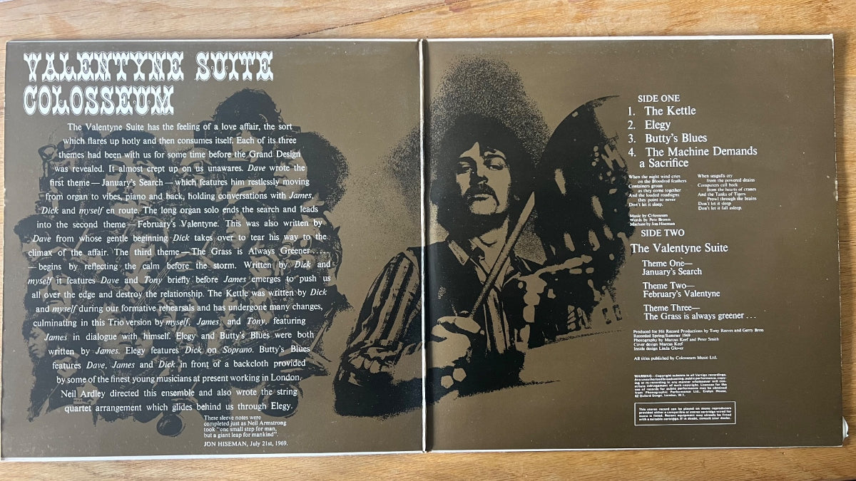 Colosseum - Valentyne Suite / 1. UK-Press. 1969 - (M-/VG++)