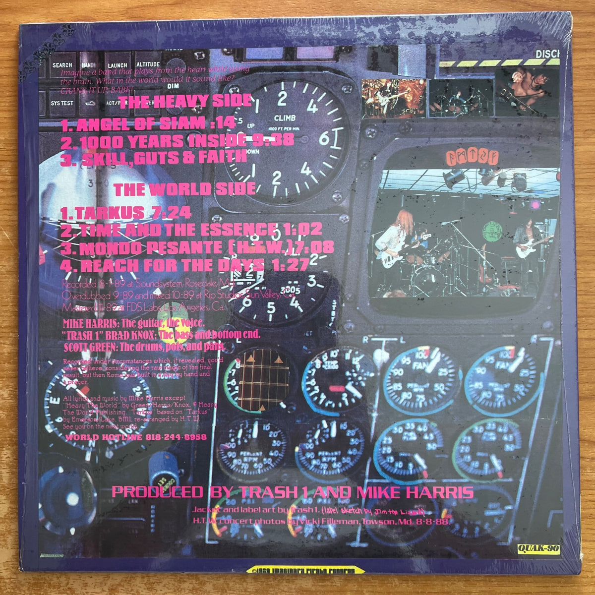 Heavy The World - What In The World? / 1. US-Press. 1989 - (M-/M-)